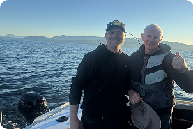 [Species] caught on a fishing charter in British Columbia